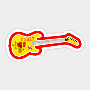 Sammy Hagar - OU812 Guitar Sticker